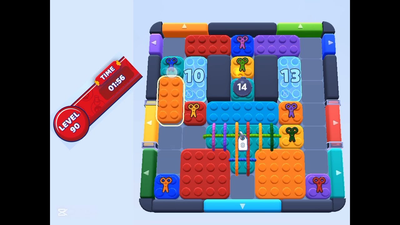 Color Block Jam level progression and challenges